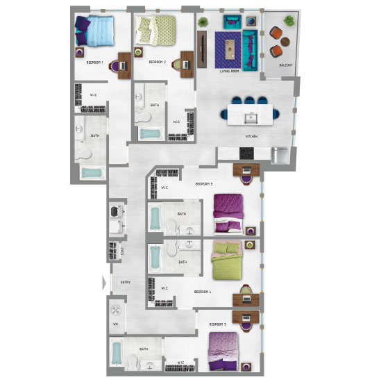 UA Off Campus Housing Tradition on the 50