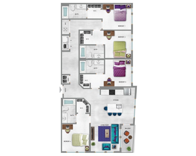 D2 Floor plan