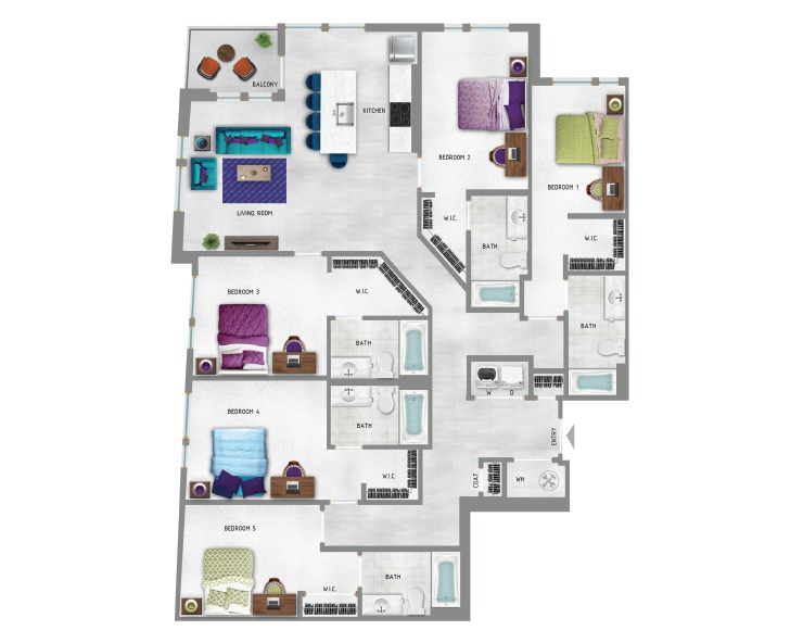 E2 Floor plan